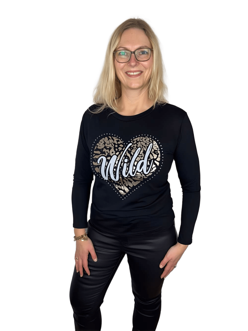 Shirt mit Frontdruck "Wild"
