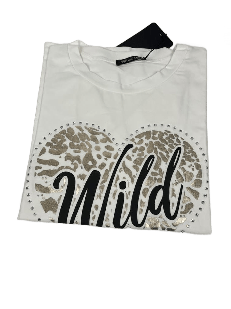 Shirt mit Frontdruck "Wild"