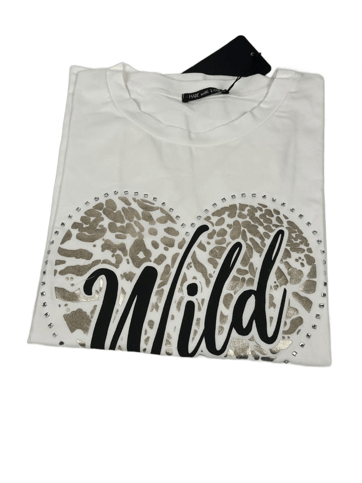 Shirt mit Frontdruck "Wild"