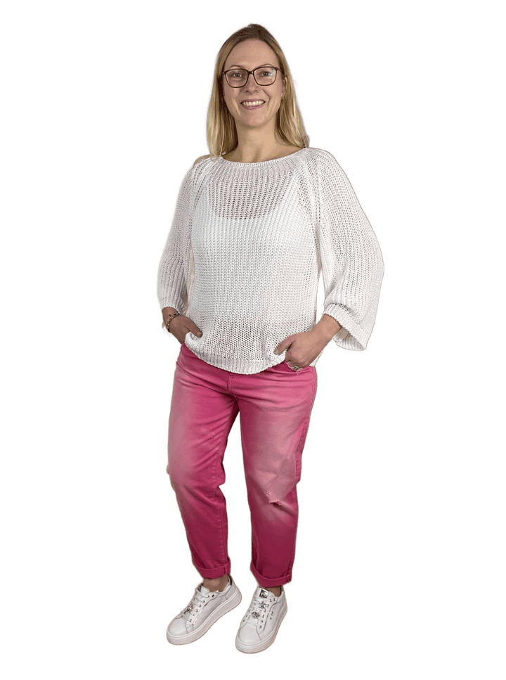 Sommerpullover mit Raglanarm
