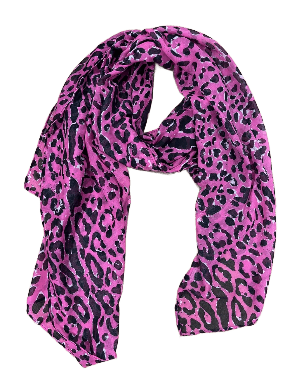 Sommerschal aus Viskose, Animalprint