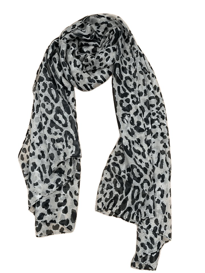 Sommerschal aus Viskose, Animalprint