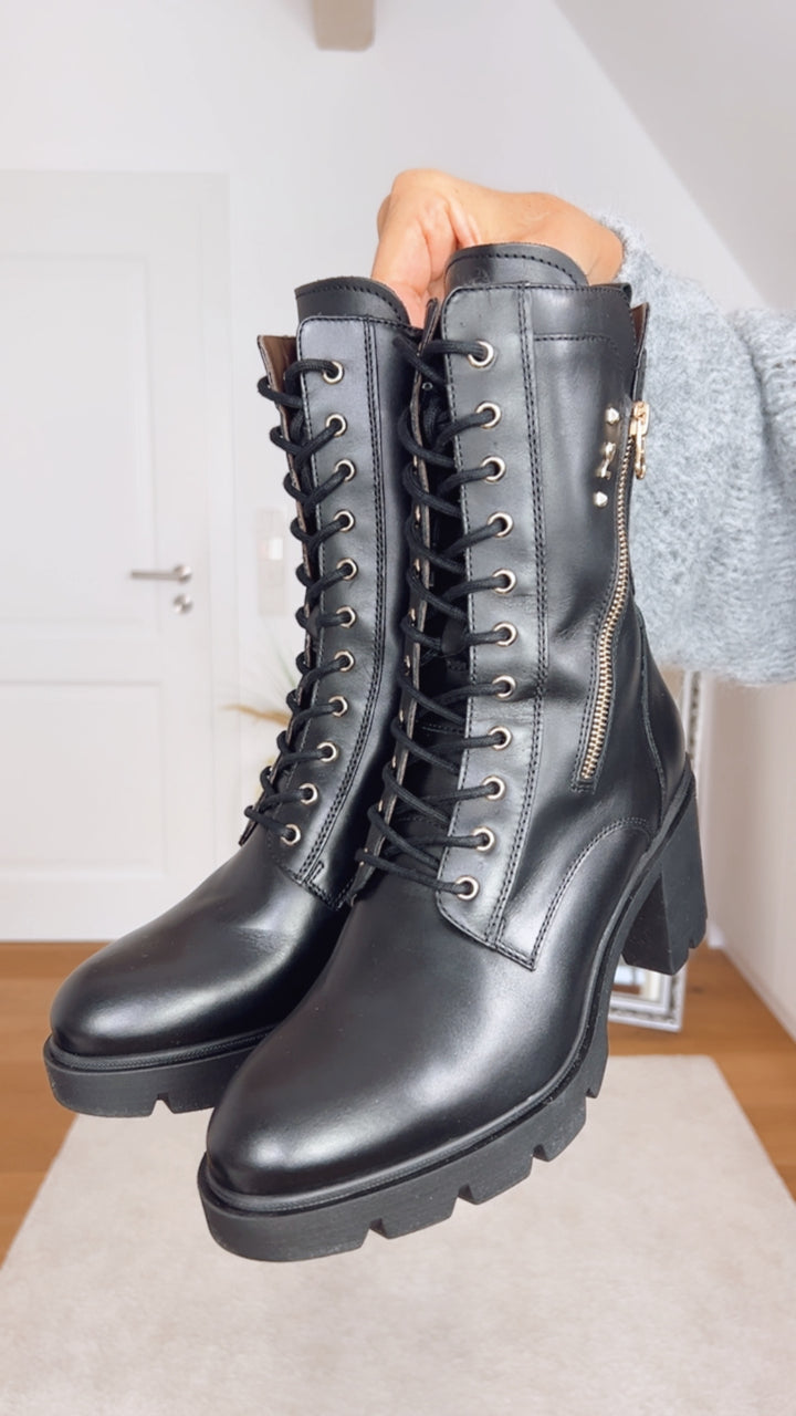 NeroGiardini Plateau-Stiefeletten, schwarz von Bella Vita - Mode & Lifestyle