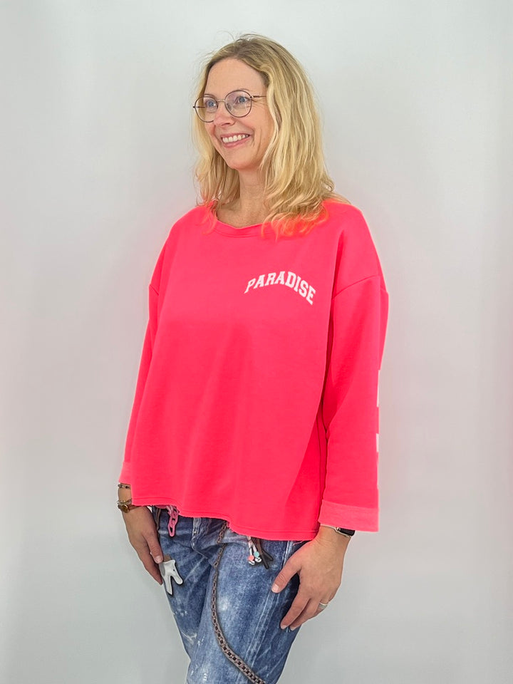 Oversize-Sweatshirt Paradise, pink