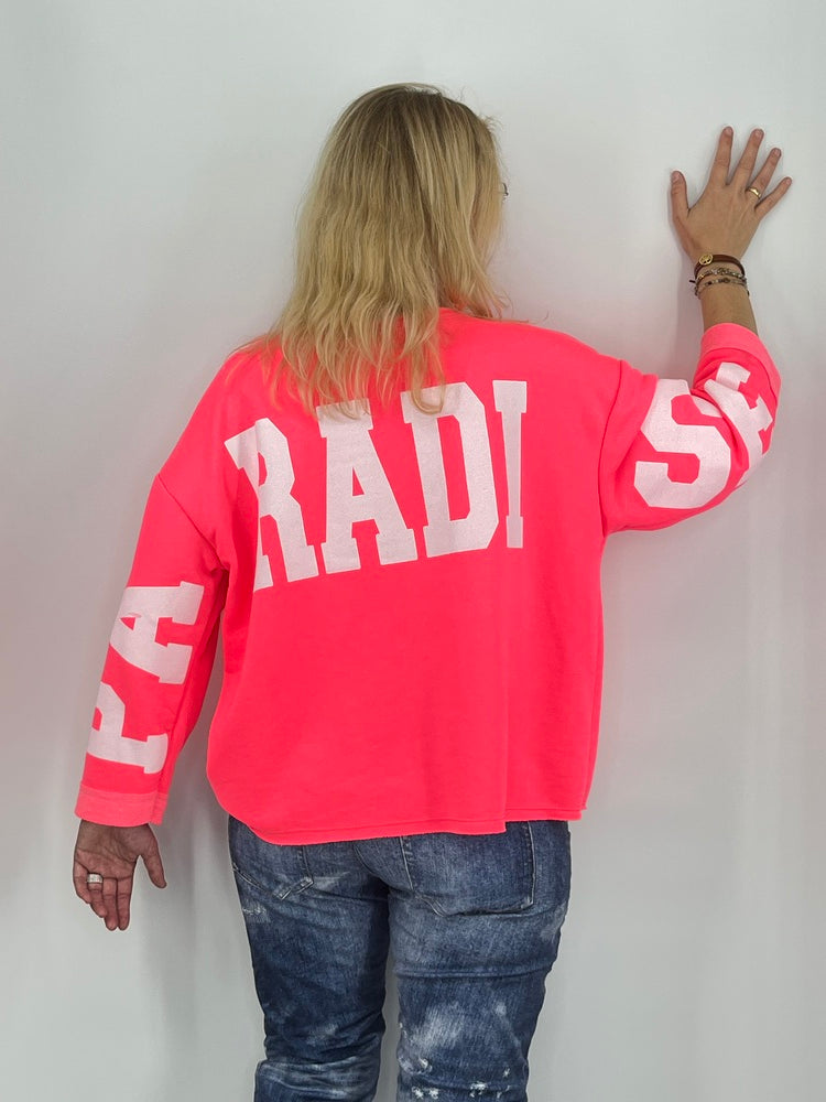 Oversize-Sweatshirt Paradise, pink