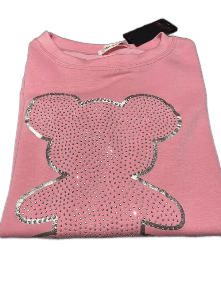Sweatshirt mit Frontdruck Maus