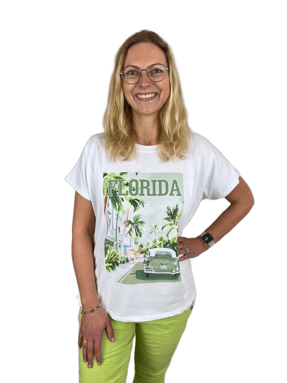 T-Shirt mit Frontdruck FLORIDA