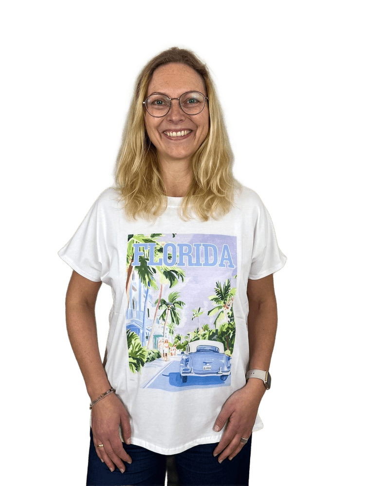 T-Shirt mit Frontdruck FLORIDA
