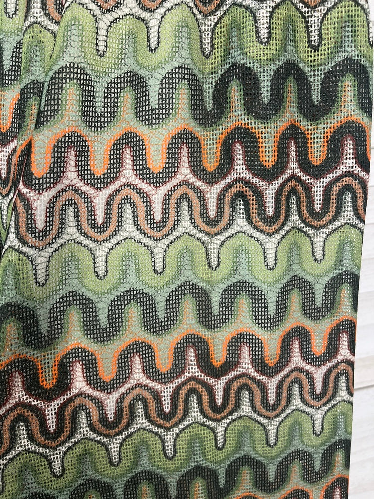 Schlupfhose mit Zick-Zack-Muster