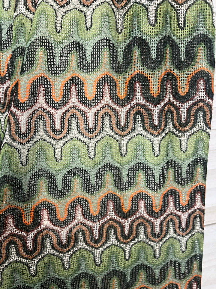 Schlupfhose mit Zick-Zack-Muster